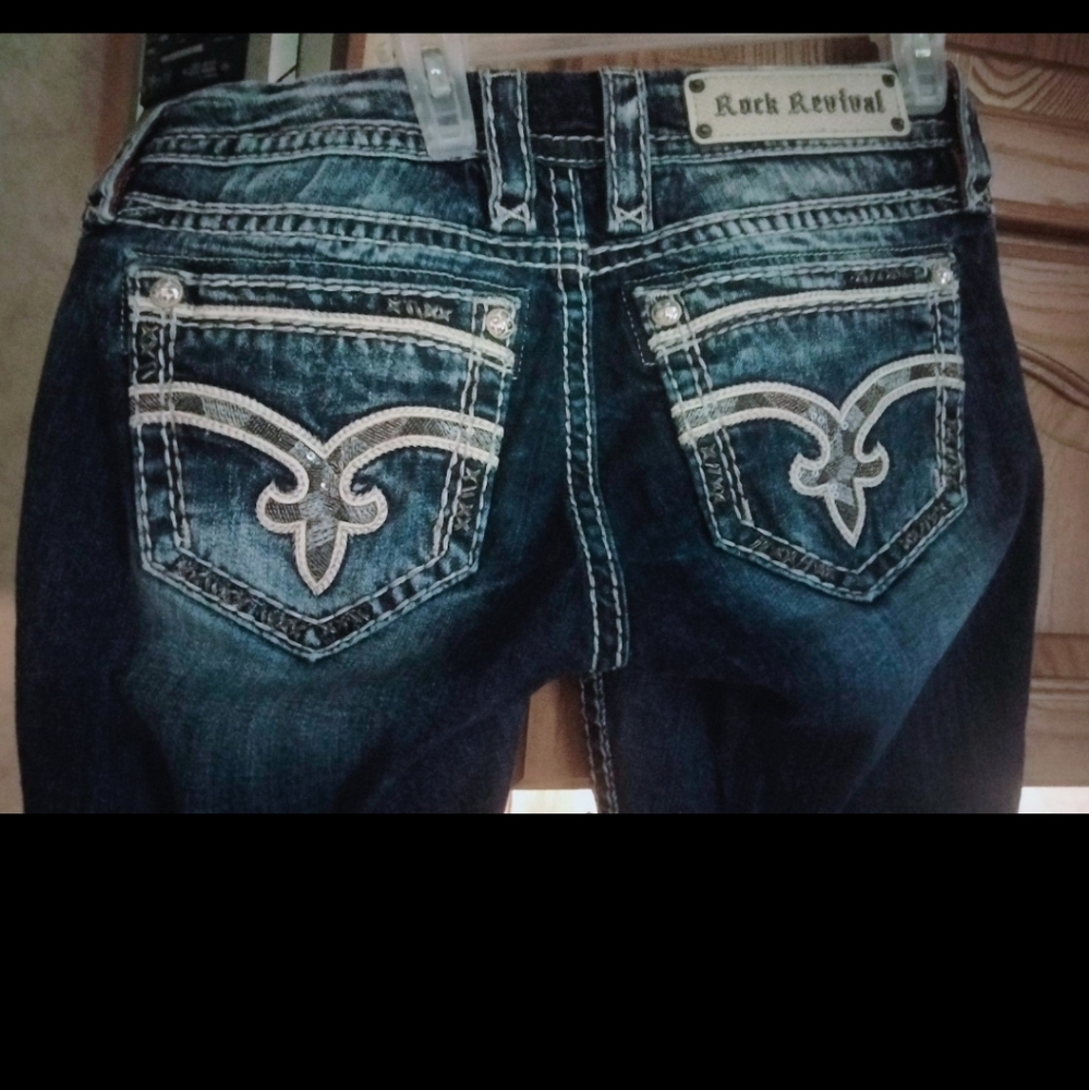 Rock Revival crop jeans